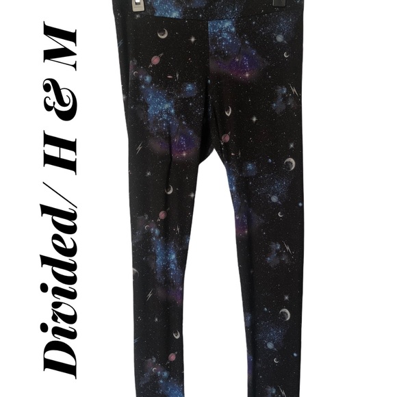 H&M Divided Galaxy Leggings M - Picture 1 of 6